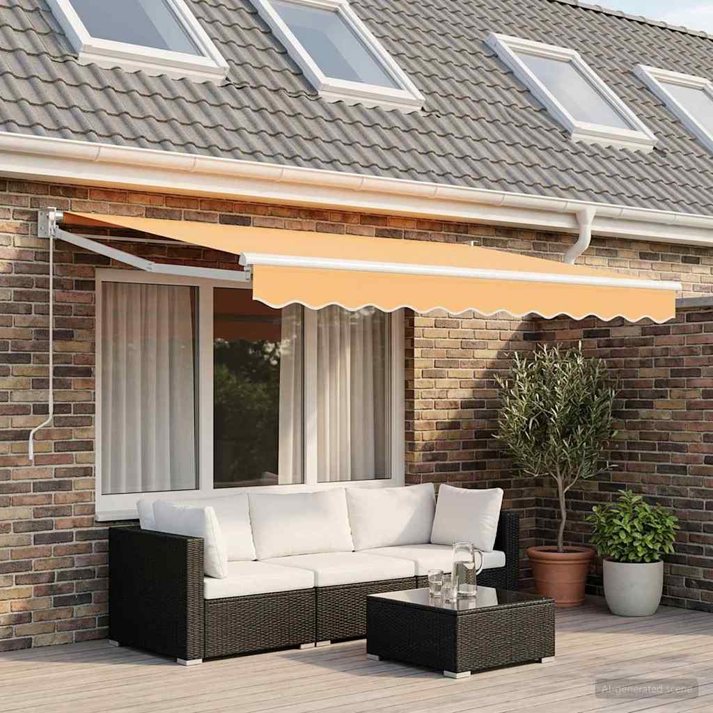 Telo di ricambio per tenda da sole Sabbia 4 x 2 m Poliestere | homemem39