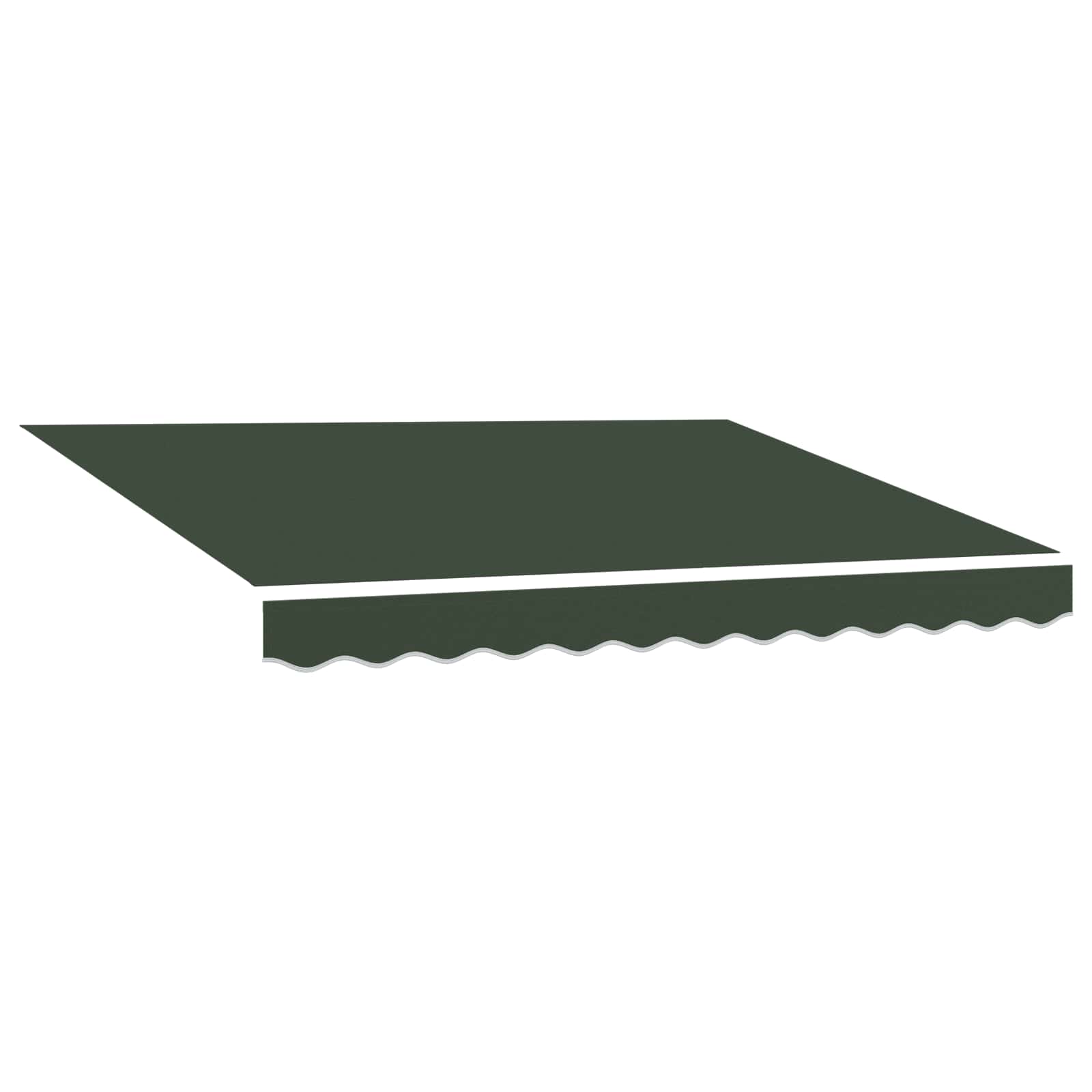 Telo di ricambio per tenda da sole Verde Scuro 431 x 345 cm | homemem39