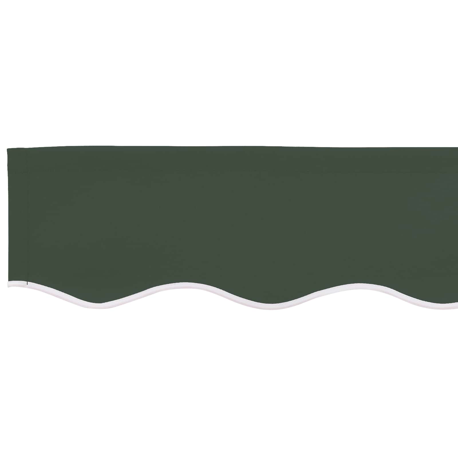 Telo di ricambio per tenda da sole Verde Scuro 581 x 345 cm | homemem39