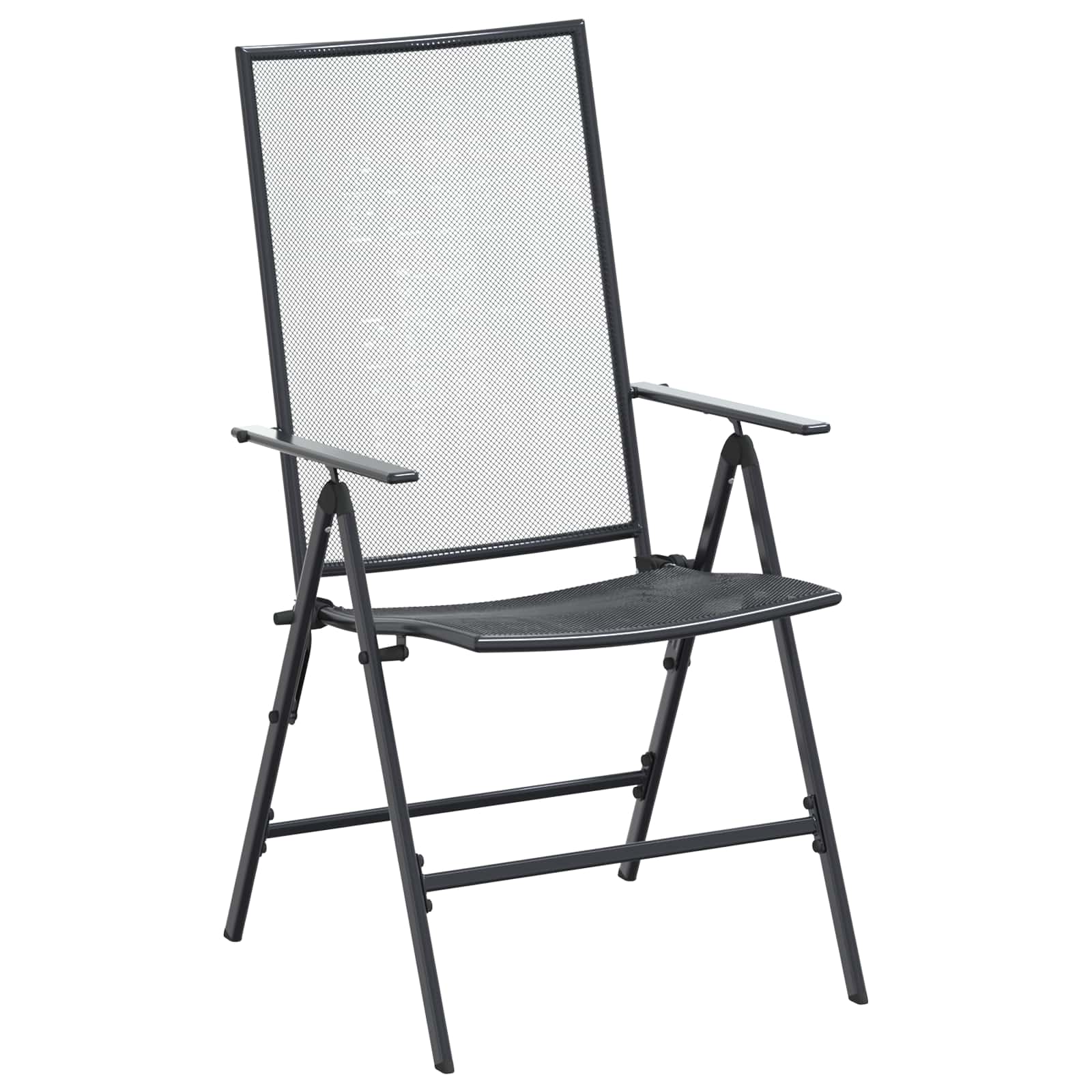 Set da Pranzo per Giardino 9 pcs Antracite 212 x 90 x 76 cm | homemem39