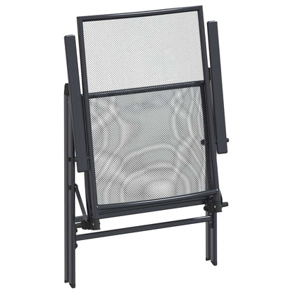 Set da Pranzo per Giardino 9 pcs Antracite 212 x 90 x 76 cm | homemem39