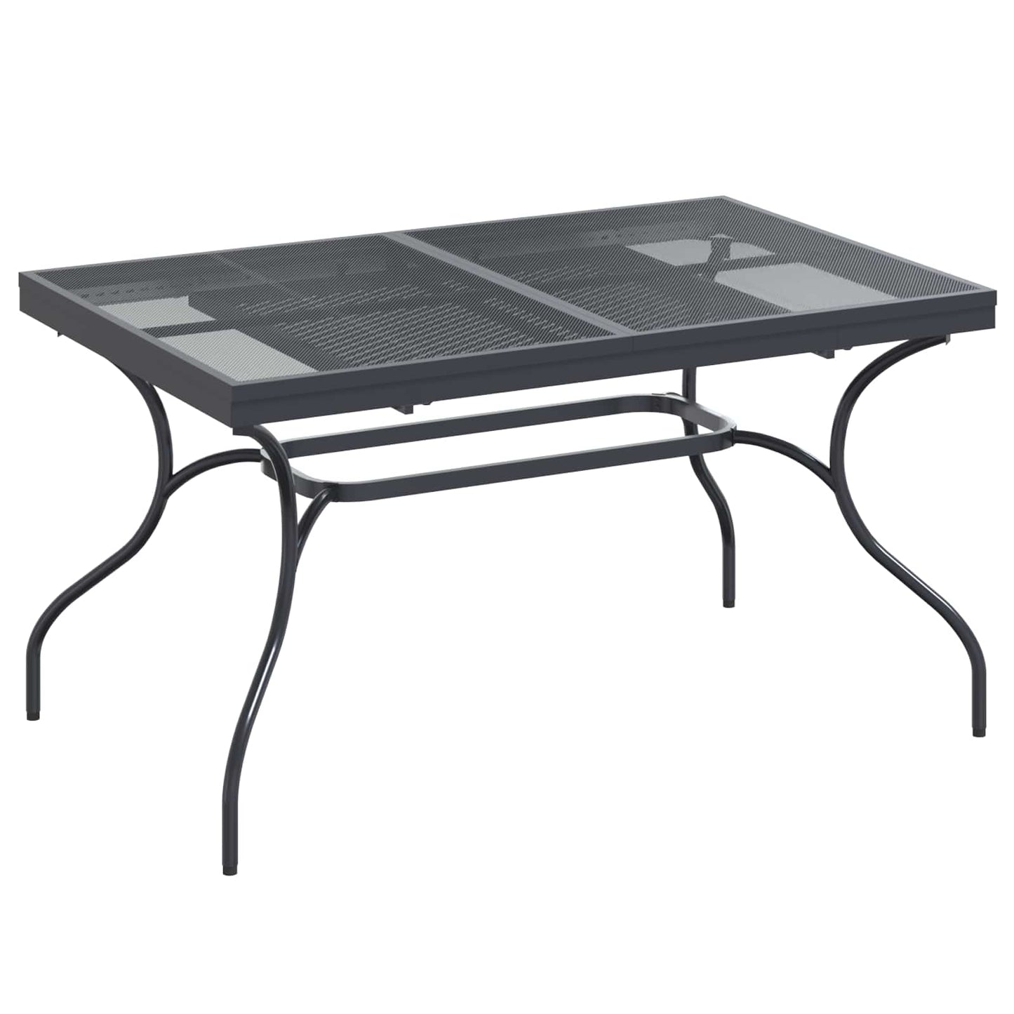 Set da Pranzo per Giardino 7 pcs Antracite 212 x 90 x 76 cm | homemem39