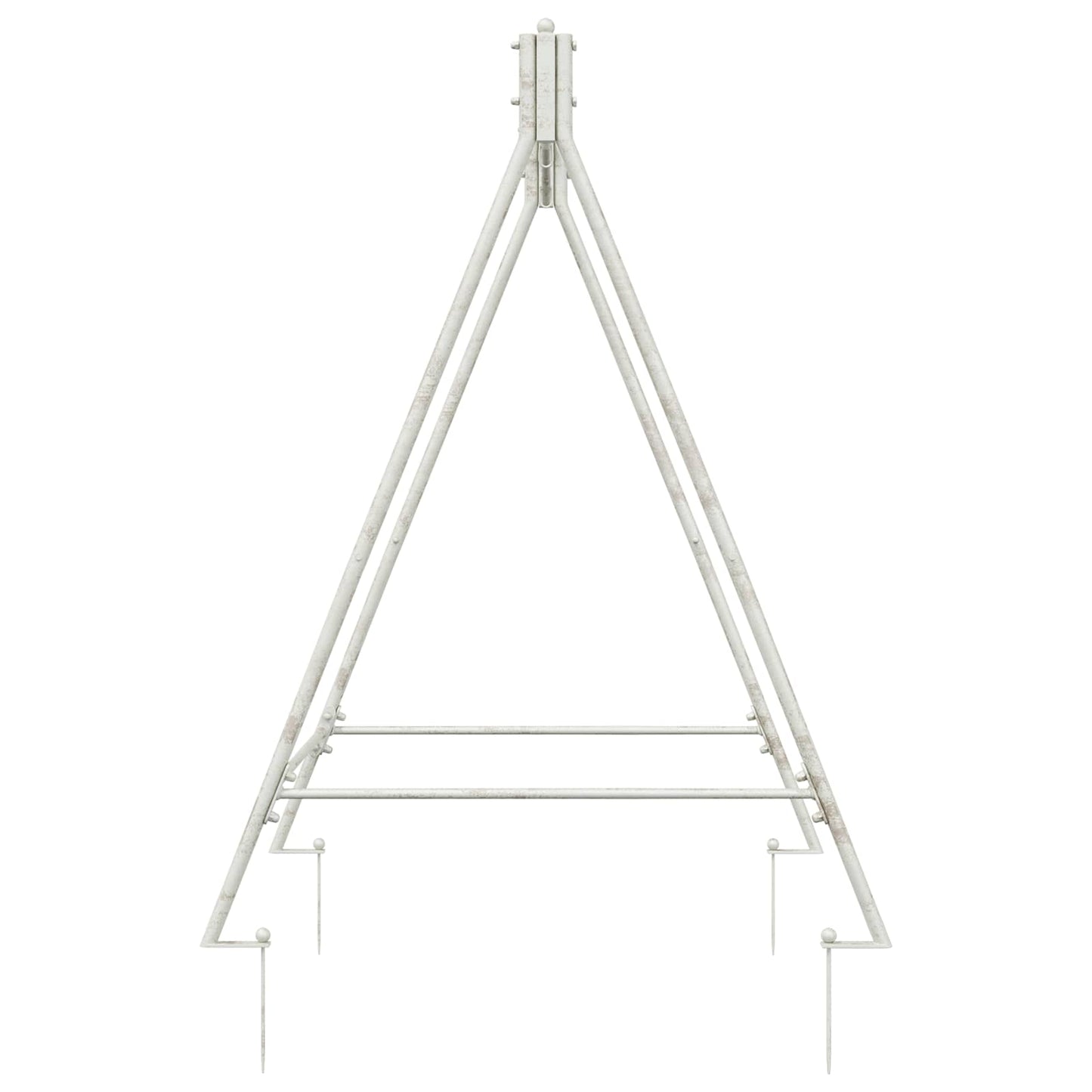 Telaio per Altalena Bianco Antico 113 x 121,5 x 168 cm Acciaio | homemem39