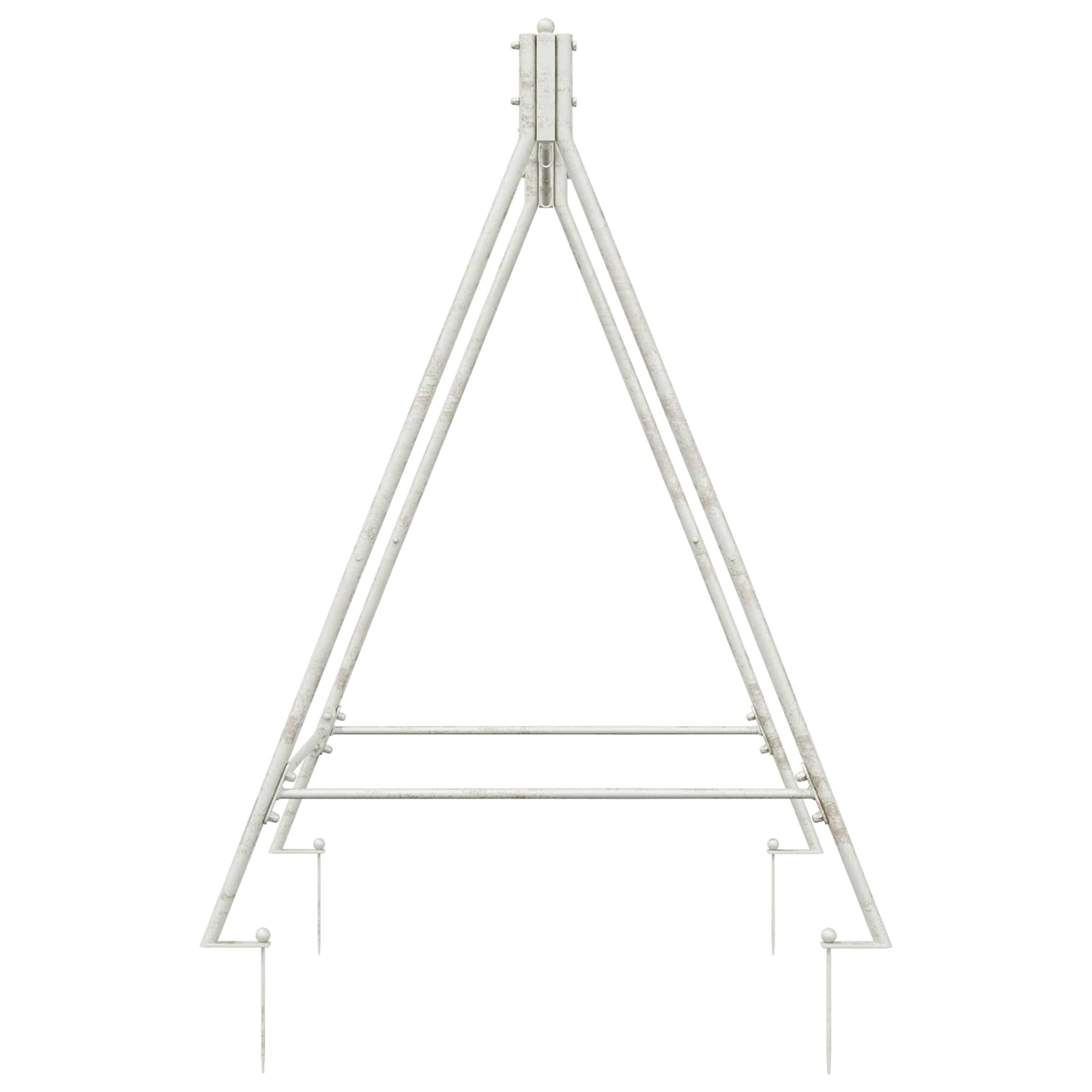 Telaio per Altalena Bianco Antico 113 x 121,5 x 168 cm Acciaio | homemem39