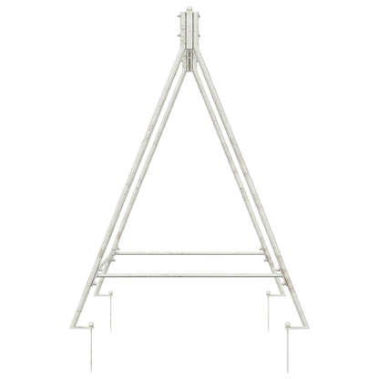 Telaio per Altalena Bianco Antico 113 x 121,5 x 168 cm Acciaio | homemem39