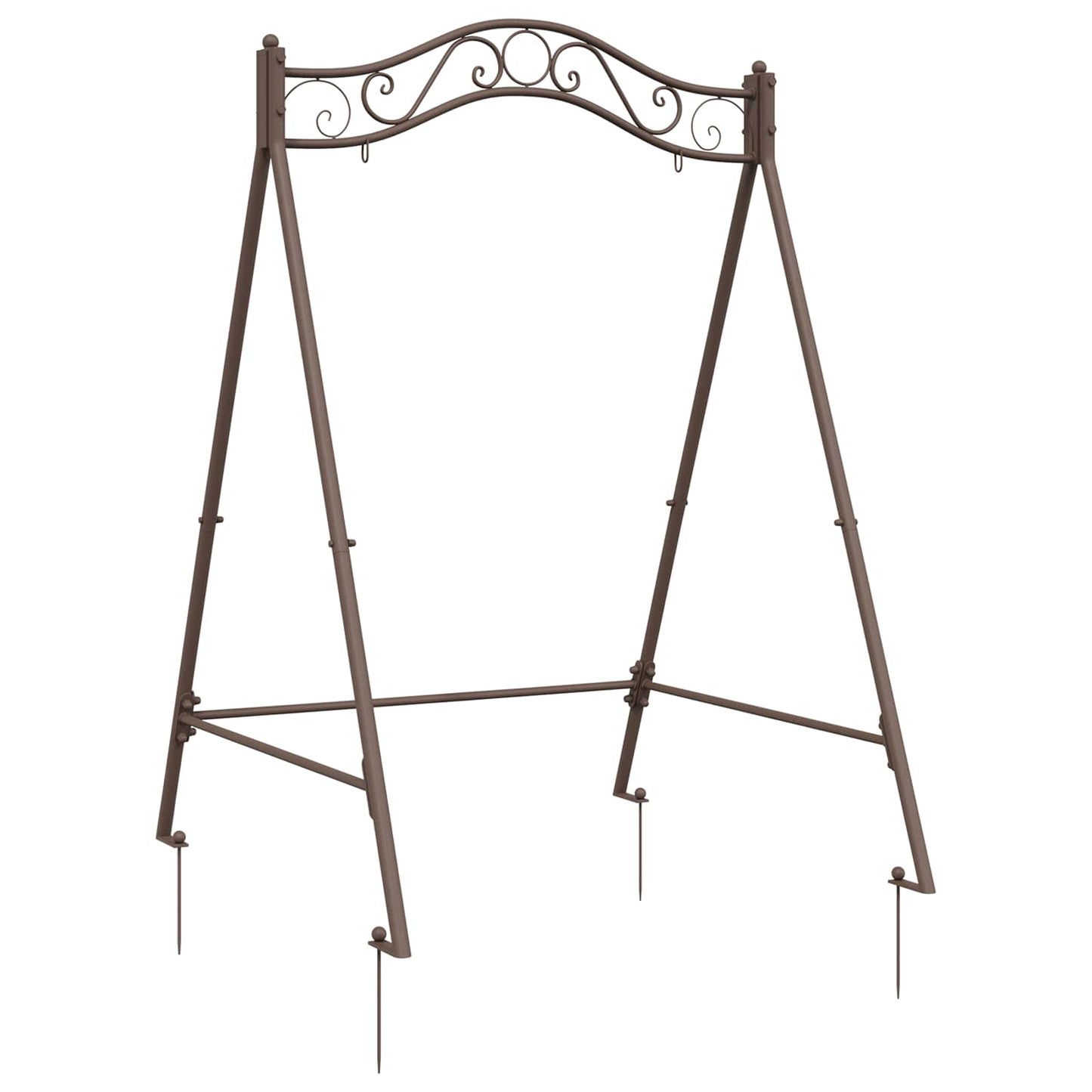 Telaio per Altalena Marrone Antico 113 x 121,5 x 168 cm Acciaio | homemem39