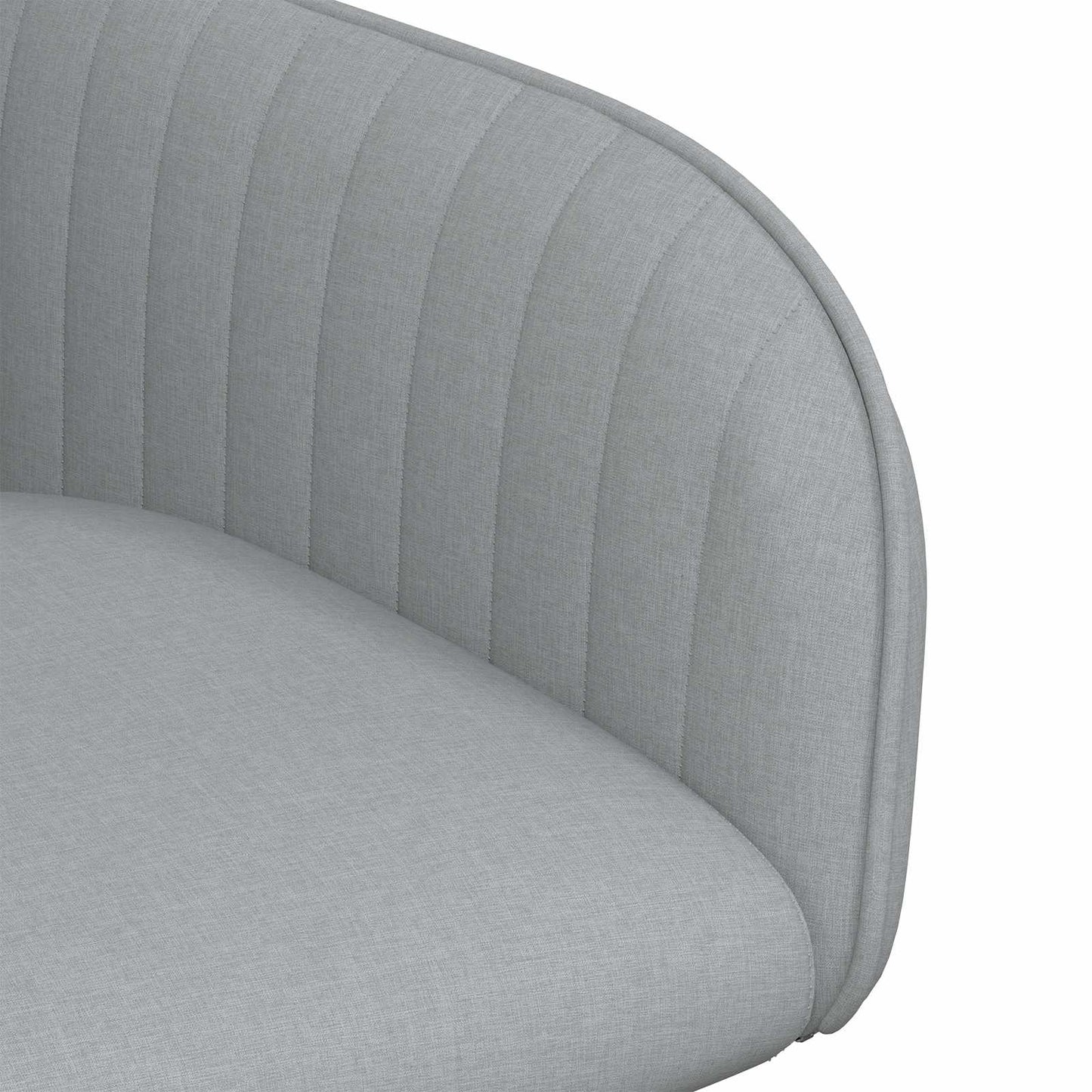 Sedie da pranzo 2 pcs Tessuto Grigio Chiaro 56,5 x 50 x 87,5 cm | homemem39
