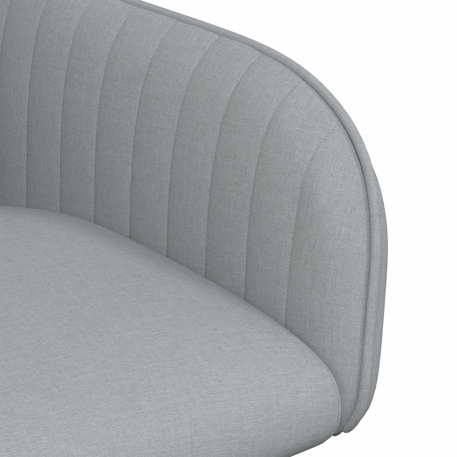 Sedie da pranzo 2 pcs Tessuto Grigio Chiaro 56,5 x 50 x 87,5 cm | homemem39