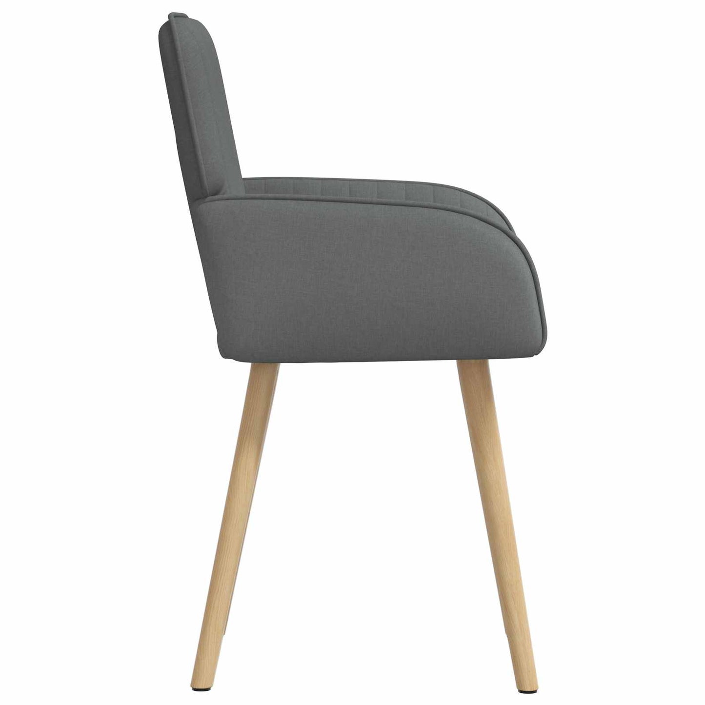 Sedie da pranzo 2 pcs Tessuto Grigio Scuro 56,5 x 50 x 87,5 cm | homemem39