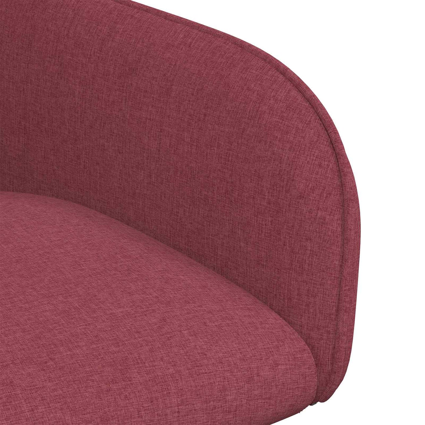 Sedie da pranzo 2 pcs Tessuto Rosso Vino 56,5 x 50 x 87,5 cm | homemem39