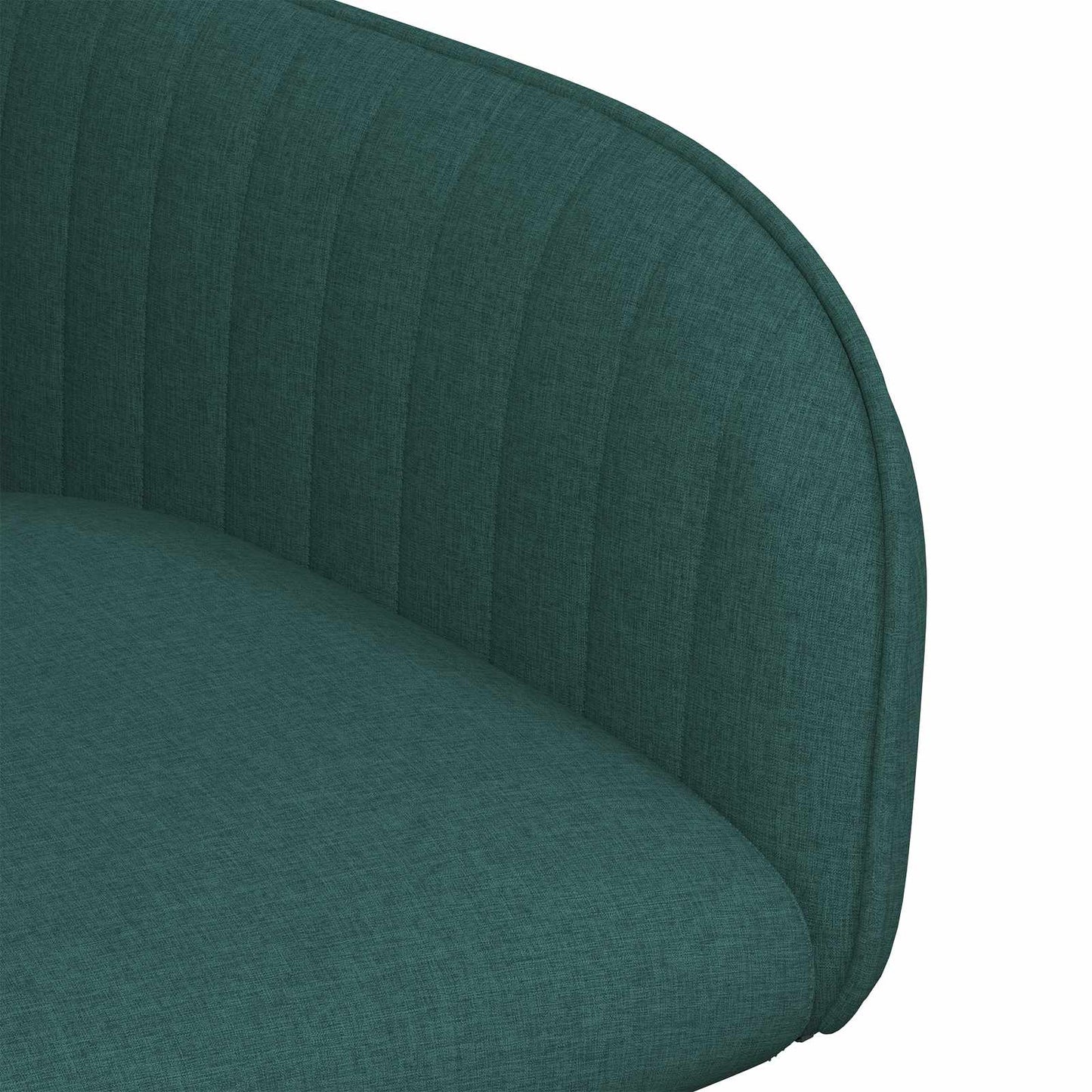 Sedie da pranzo 2 pcs Tessuto Verde Scuro 56,5 x 50 x 87,5 cm | homemem39