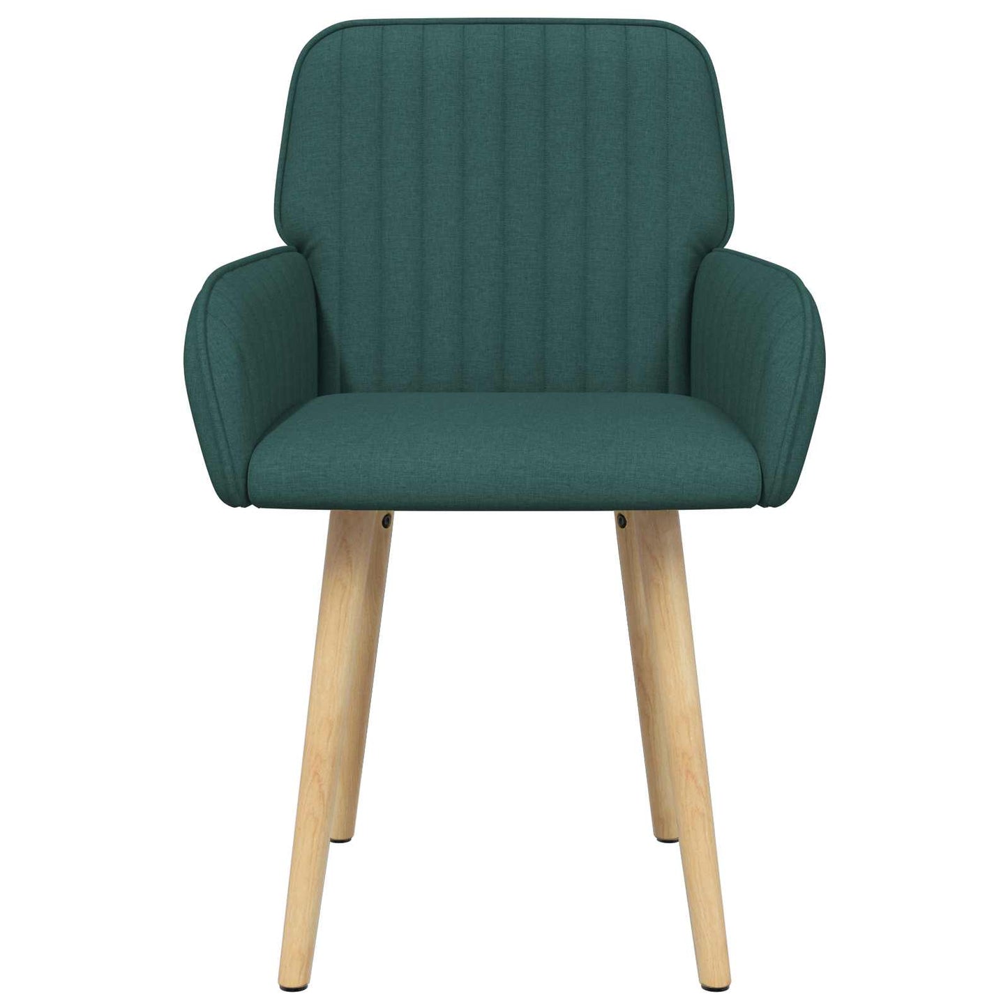 Sedie da pranzo 2 pcs Tessuto Verde Scuro 56,5 x 50 x 87,5 cm | homemem39