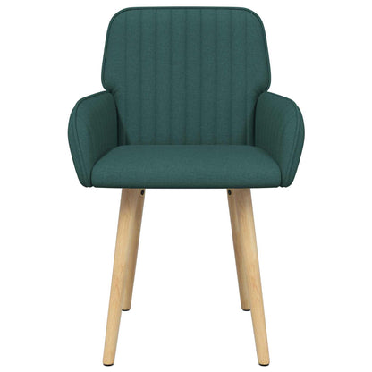 Sedie da pranzo 2 pcs Tessuto Verde Scuro 56,5 x 50 x 87,5 cm | homemem39