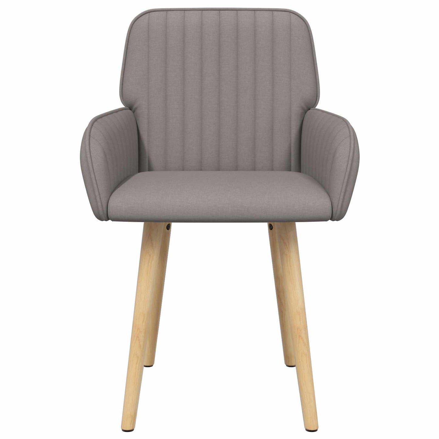 Sedie da pranzo 2 pcs Tessuto Tortora 56,5 x 50 x 87,5 cm