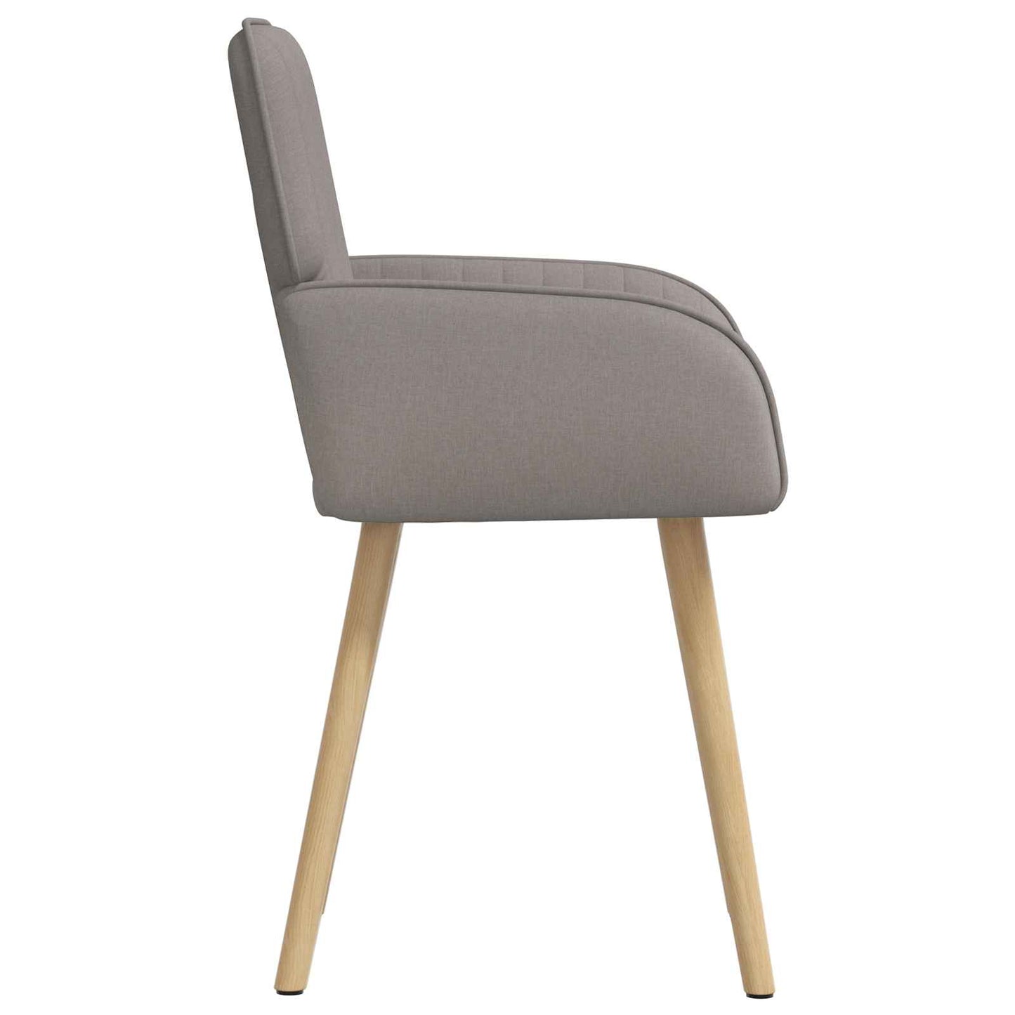 Sedie da pranzo 2 pcs Tessuto Tortora 56,5 x 50 x 87,5 cm