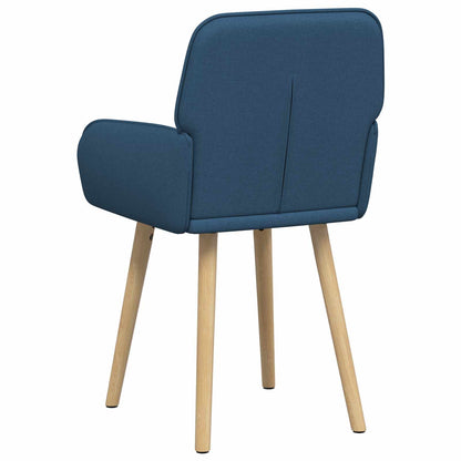 Sedie da pranzo 2 pcs Tessuto Blu 56,5 x 50 x 87,5 cm | homemem39
