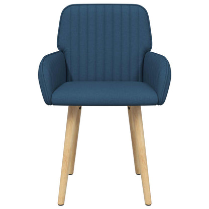 Sedie da pranzo 2 pcs Tessuto Blu 56,5 x 50 x 87,5 cm | homemem39