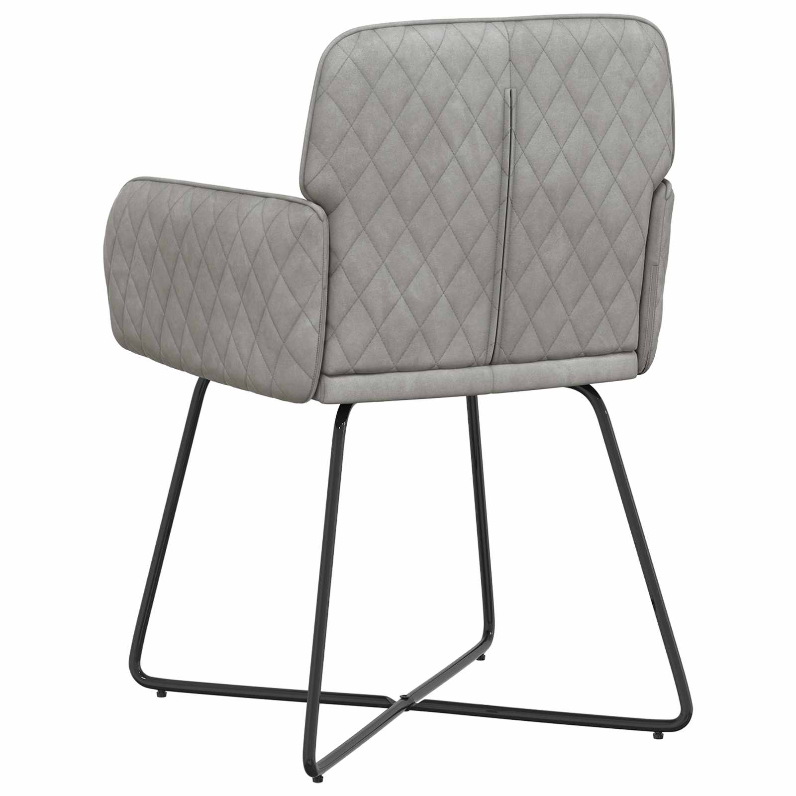 Sedie da pranzo 2 pcs Velluto Grigio Chiaro 59 x 56,5 x 86 cm | homemem39