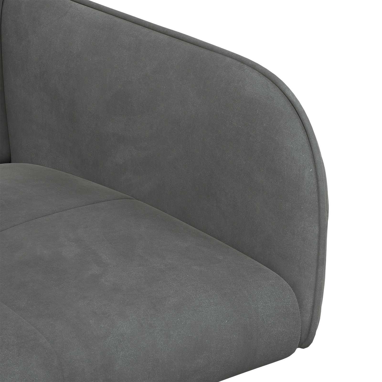 Sedie da pranzo 2 pcs Velluto Grigio Scuro 59 x 56,5 x 86 cm | homemem39