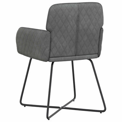 Sedie da pranzo 2 pcs Velluto Grigio Scuro 59 x 56,5 x 86 cm | homemem39