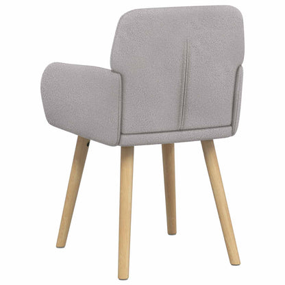 Sedie da pranzo 2 pcs Bouclé Grigio Chiaro 59 x 57 x 85 cm | homemem39