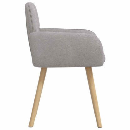 Sedie da pranzo 2 pcs Bouclé Grigio Chiaro 59 x 57 x 85 cm | homemem39