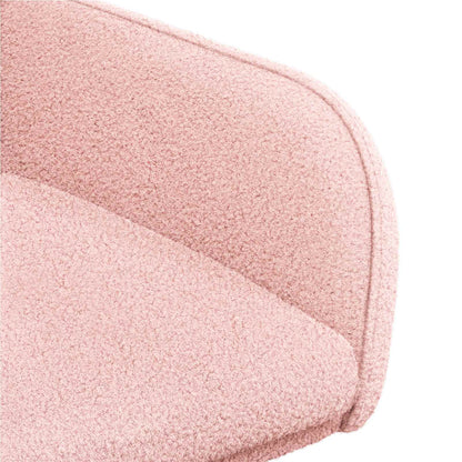 Sedie da pranzo 2 pcs Bouclé Rosa 59 x 57 x 85 cm | homemem39