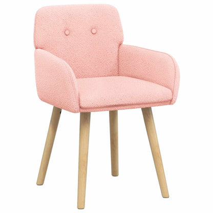 Sedie da pranzo 2 pcs Bouclé Rosa 59 x 57 x 85 cm | homemem39