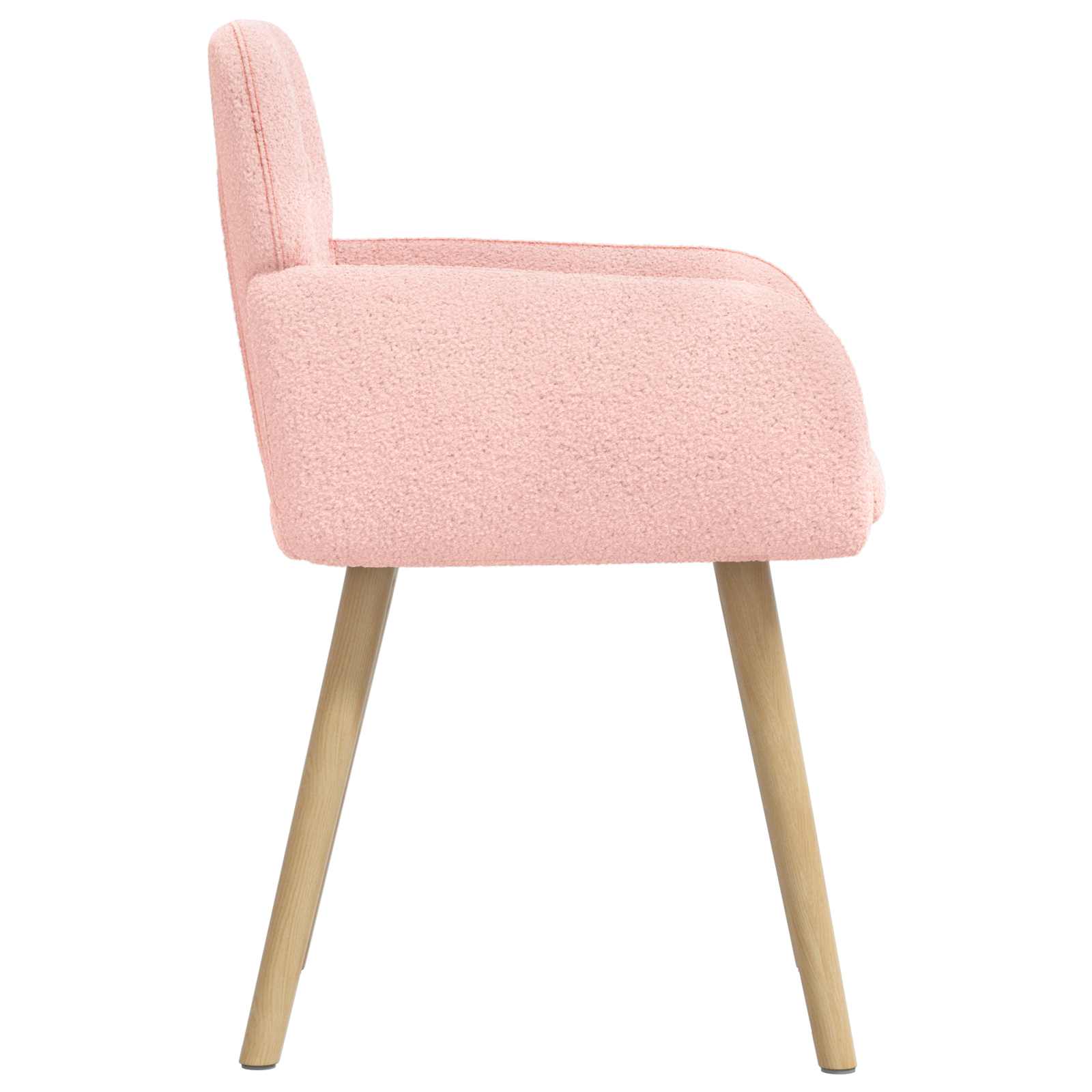 Sedie da pranzo 2 pcs Bouclé Rosa 59 x 57 x 85 cm | homemem39