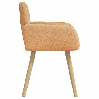 Sedie da pranzo 2 pcs Bouclé Beige 59 x 57 x 85 cm | homemem39