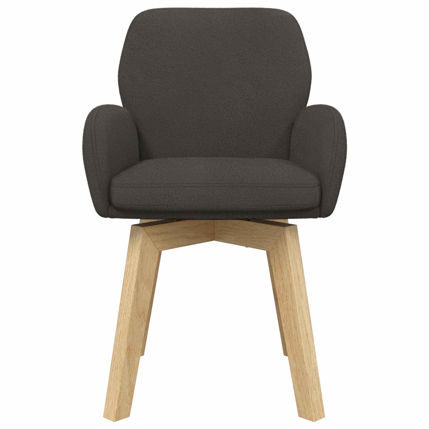 Sedie da pranzo girevoli 2 pcs Bouclé Grigio Scuro | homemem39
