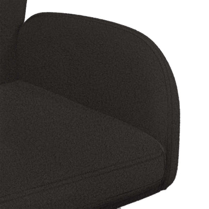 Sedie da pranzo girevoli 2 pcs Bouclé Nero 54 x 58 x 87 cm | homemem39