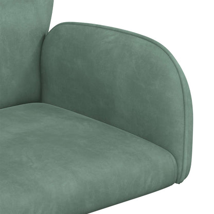 Sedia da scrivania girevole Velluto 54 x 55 x 90 cm Verde Mare | homemem39