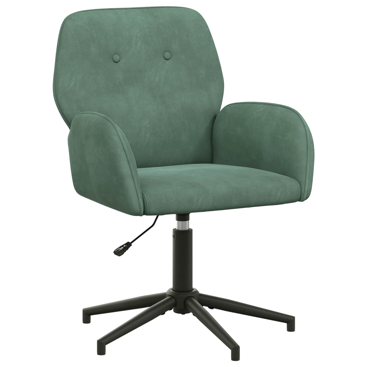 Sedia da scrivania girevole Velluto 54 x 55 x 90 cm Verde Mare