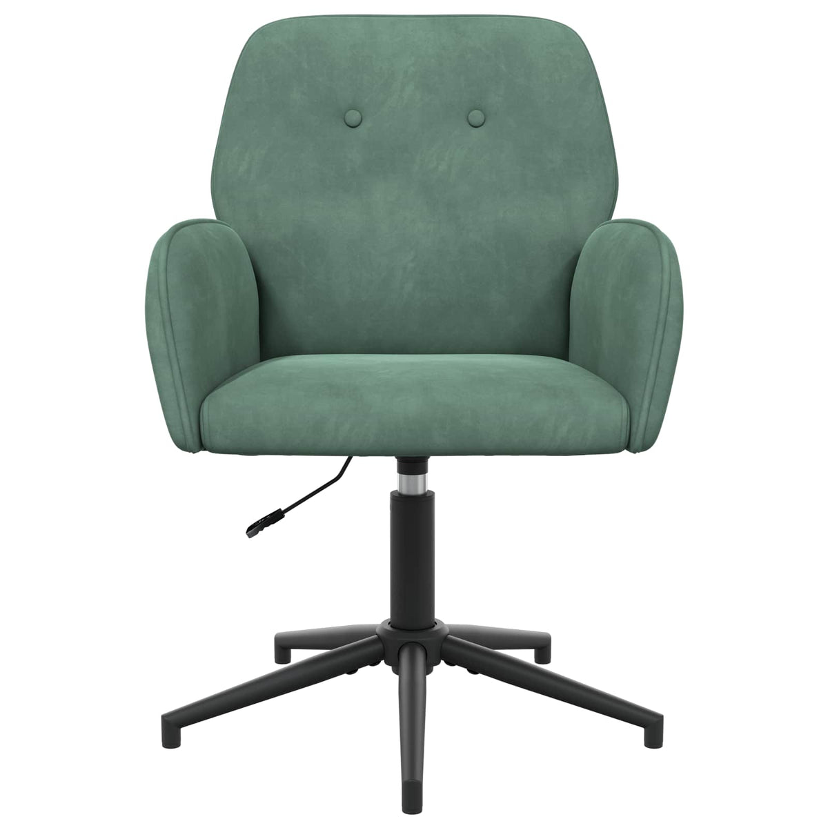 Sedia da scrivania girevole Velluto 54 x 55 x 90 cm Verde Mare
