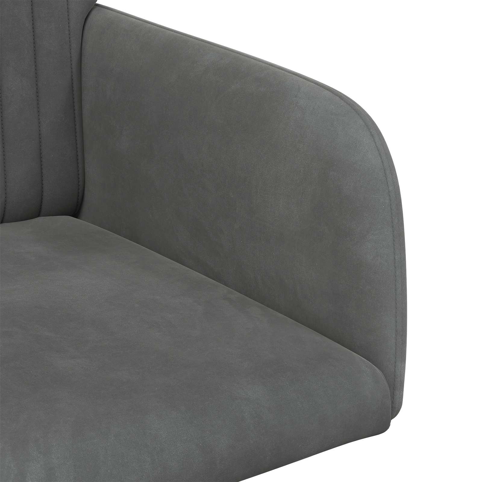 Sedie da pranzo 2 pcs Velluto Grigio Scuro 55 x 50 x 84 cm | homemem39