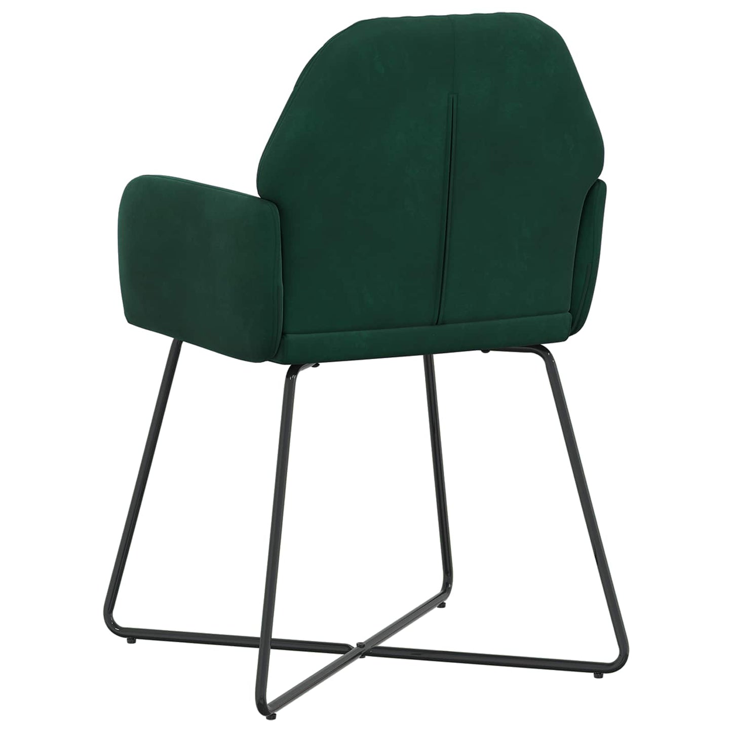 Sedie da pranzo 2 pcs Velluto Verde Scuro 55 x 50 x 84 cm | homemem39