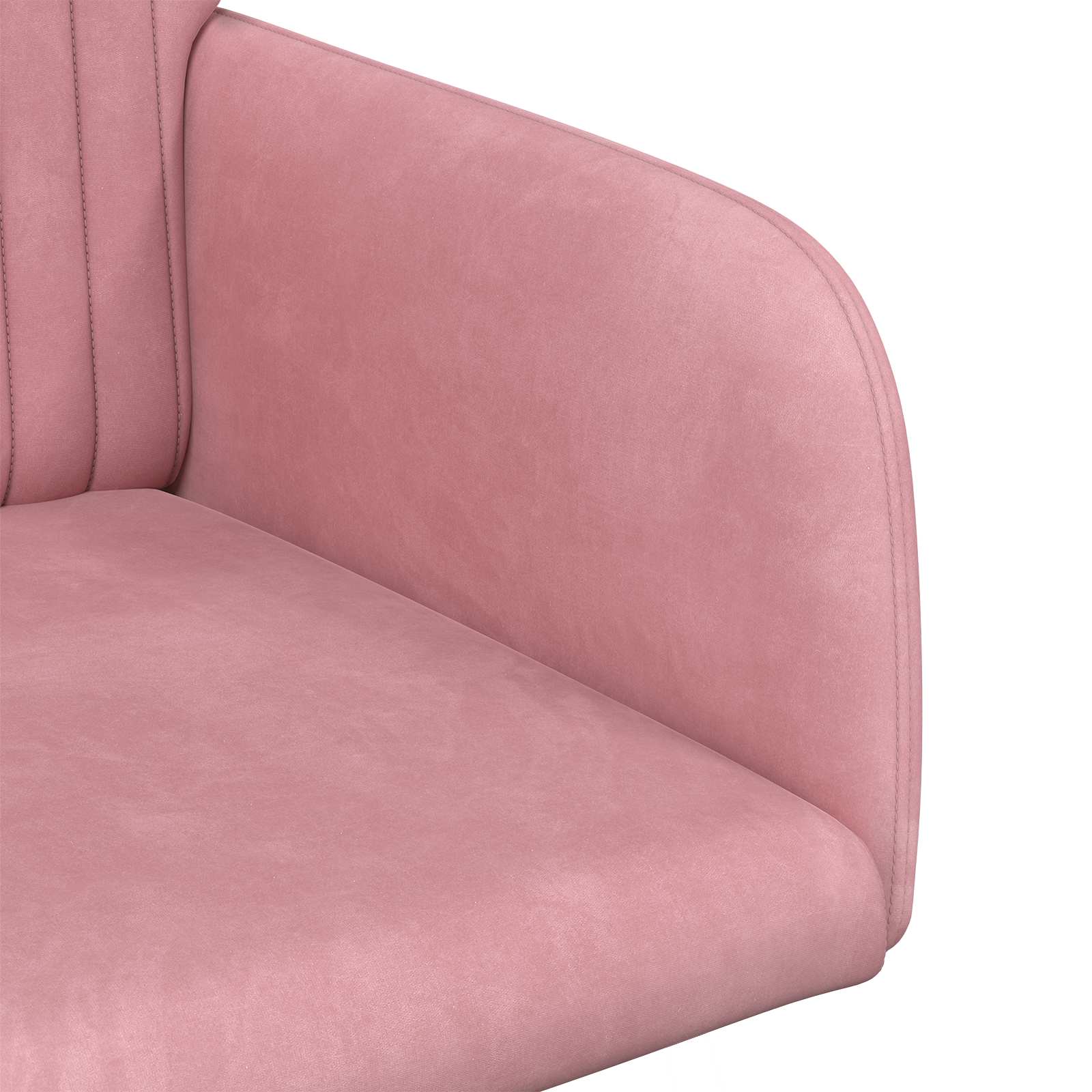 Sedie da pranzo 2 pcs Velluto Rosa 55 x 50 x 84 cm | homemem39