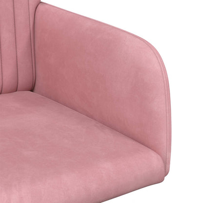 Sedie da pranzo 2 pcs Velluto Rosa 55 x 50 x 84 cm | homemem39