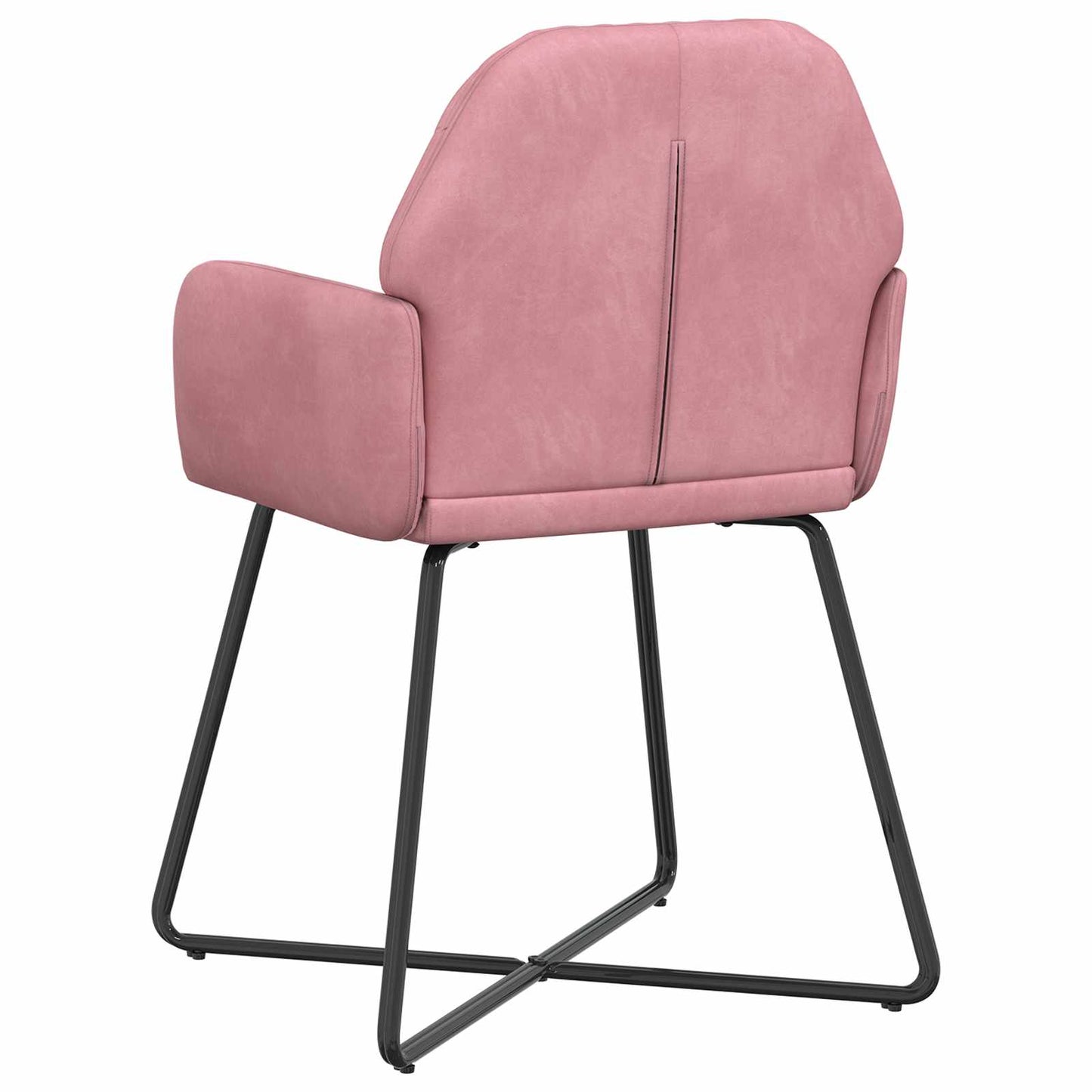 Sedie da pranzo 2 pcs Velluto Rosa 55 x 50 x 84 cm | homemem39