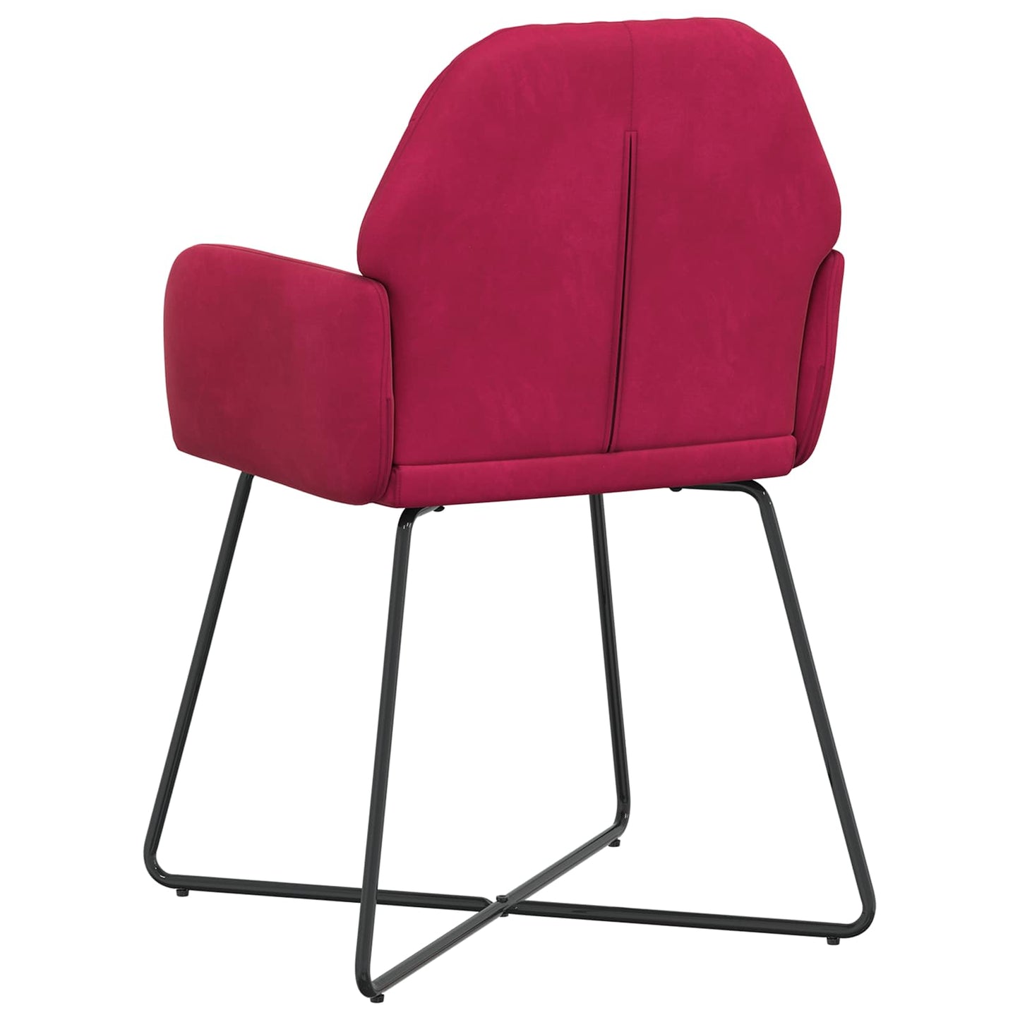 Sedie da pranzo 2 pcs Velluto Rosso Vino 55 x 50 x 84 cm | homemem39