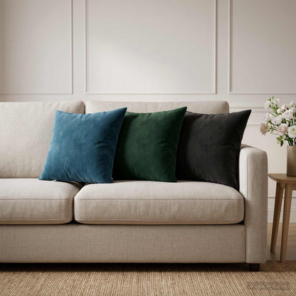 Federa 6 pcs HEERLEN Blu 40 x 40 cm Velluto | homemem39