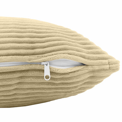 Federa 2 pz HEERLEN Grigio Verde 30 x 30 cm corduroy