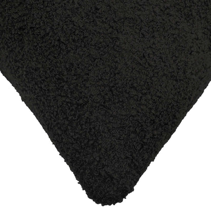 Federa 2 pcs HEERLEN Nero 30 x 50 cm Bouclé