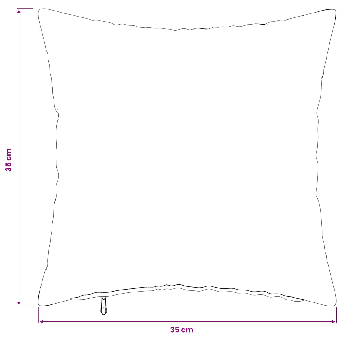 Federa 6 pz HEERLEN Nero 35 x 35 cm Tessuto | homemem39