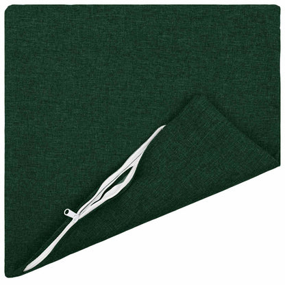 Federa 6 pz HEERLEN Verde Scuro 40 x 40 cm Tessuto | homemem39
