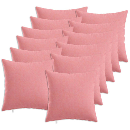 Federa 12 pz HEERLEN Rosa 40 x 40 cm Tessuto