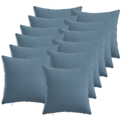Federa 12 pz HEERLEN Blu jeans 40 x 40 cm Tessuto | homemem39