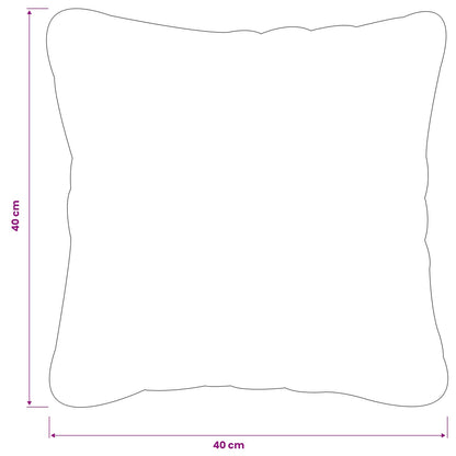 Federa 6 pcs HEERLEN Blu 40 x 40 cm Velluto | homemem39