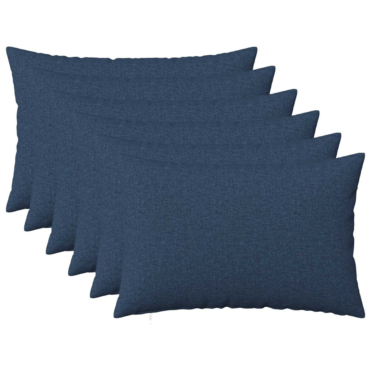 Federa 6 pz HEERLEN Blu 40 x 60 cm Tessuto | homemem39